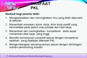 Manfaat Pkl