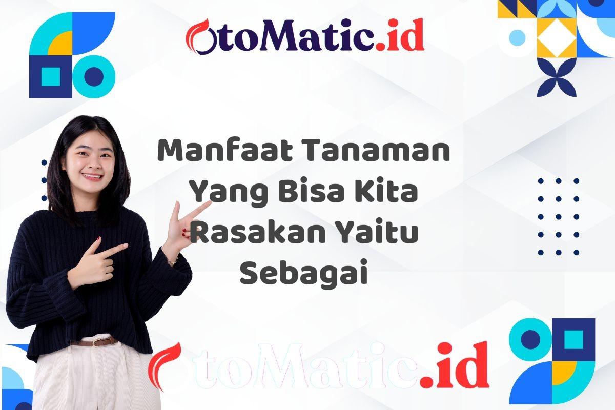 Manfaat Tanaman Yang Bisa Kita Rasakan Yaitu Sebagai