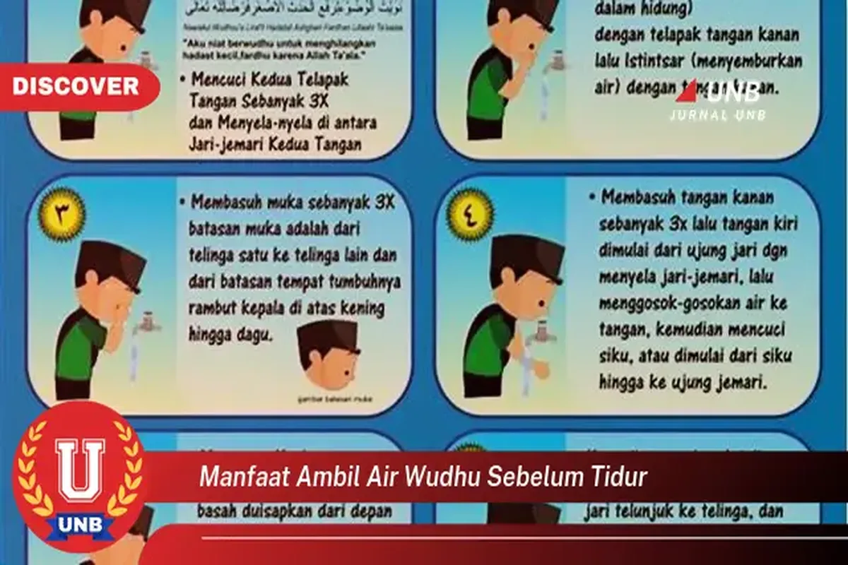 Manfaat Wudhu Sebelum Tidur