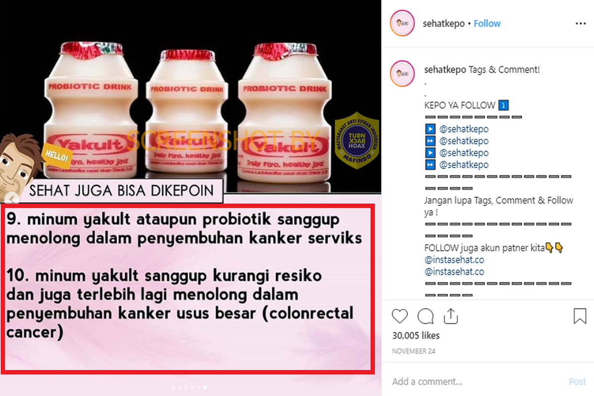 Manfaat Yakult Bagi Kesehatan