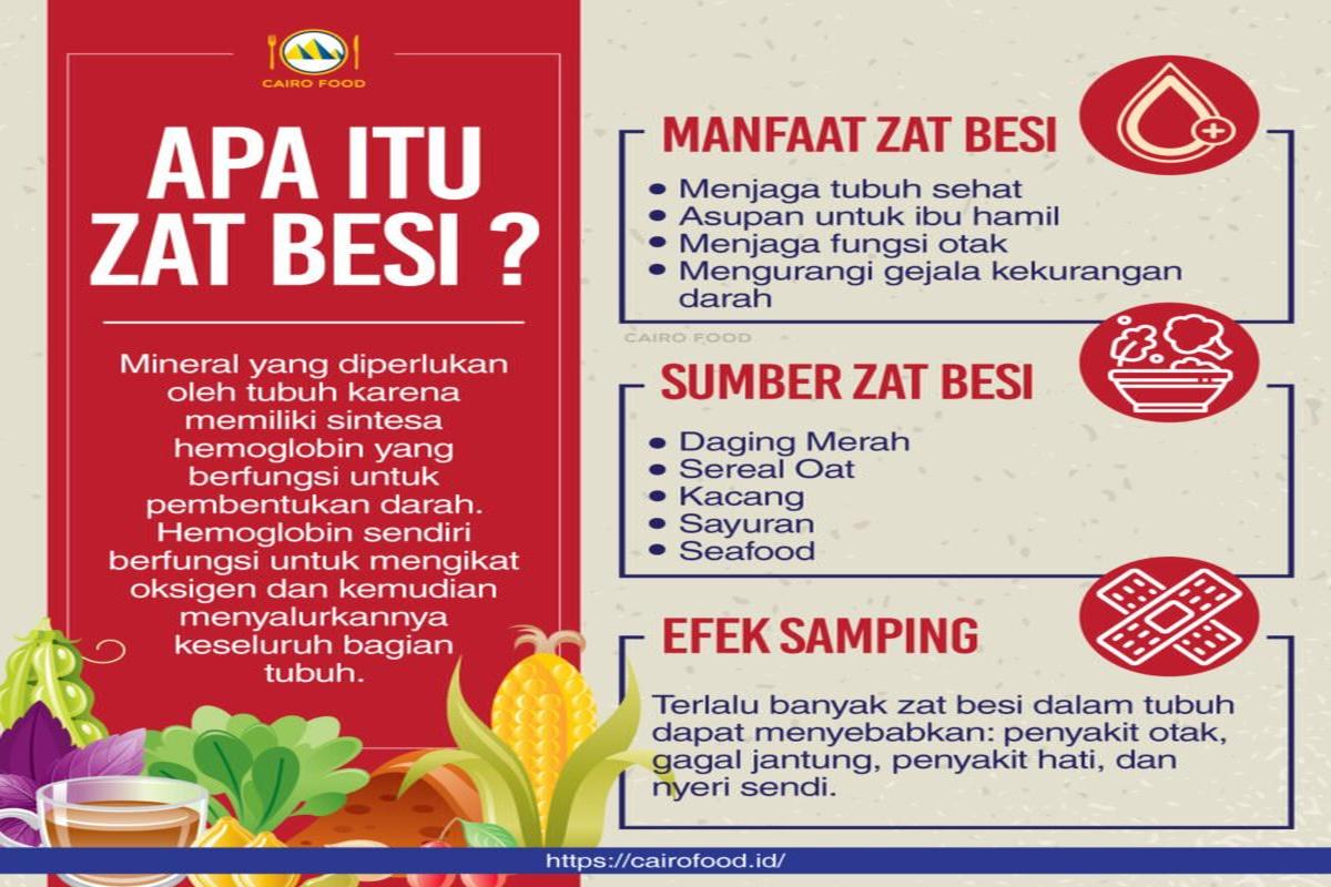 Manfaat Zat Besi